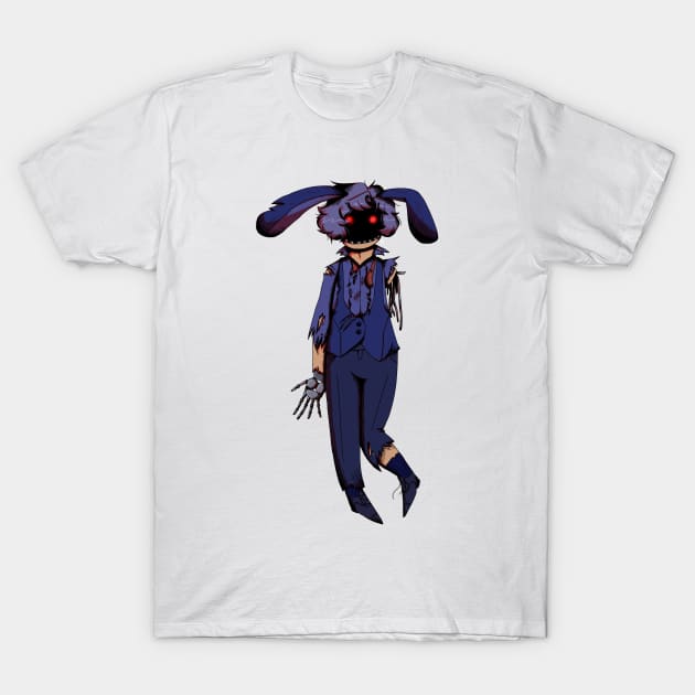 Withered Bonnie Gijinka Transparent T-Shirt by spaceagebarbie